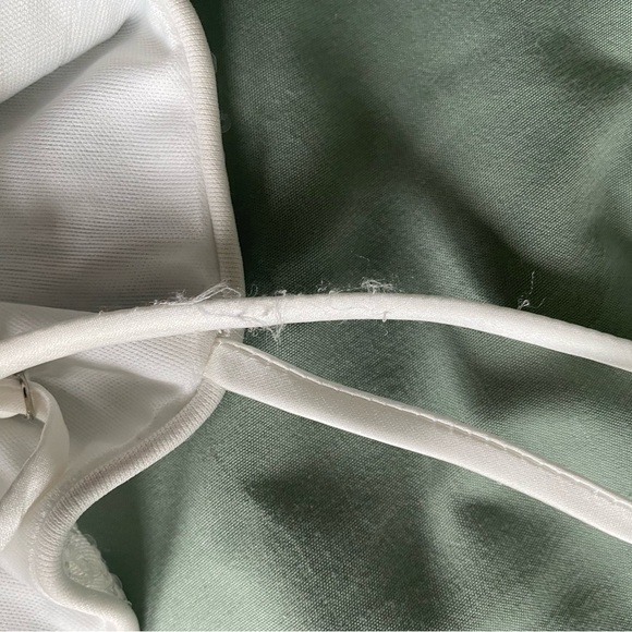 12th Tribe Soirée White Sequin Crop Top - Picture 11 of 16